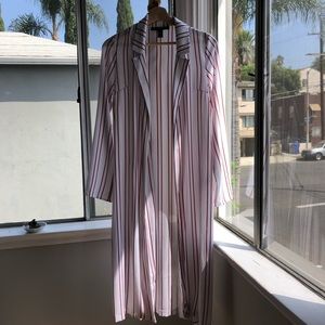 Striped Duster Jacket